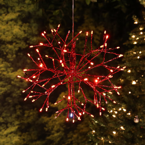 Red lit ornament