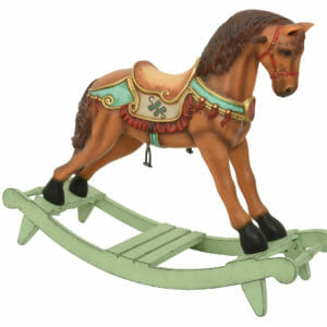 Brown Rocking Horse