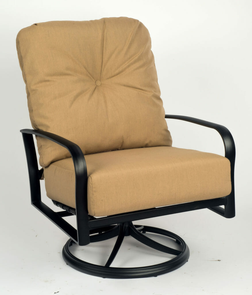 Woodard Fremont Big Man’s Swivel Lounge Chair (Aged Teak)