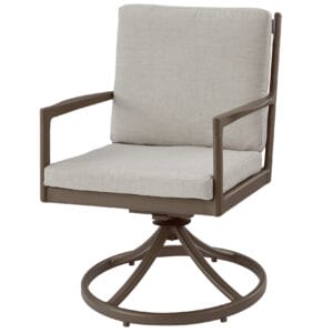 Carmel Cushioned Swivel Diningchair Scaled