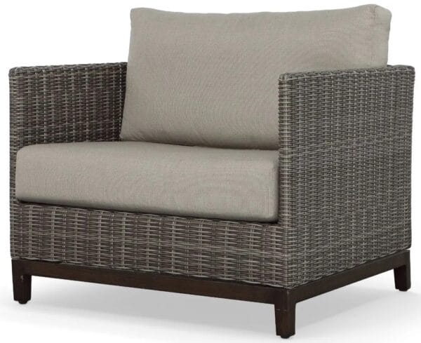 Nevis Lounge Chair Mineral 3qtr