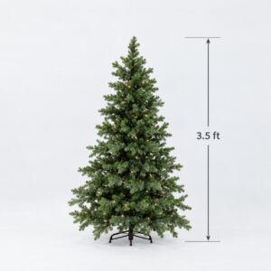 3.5 Foot Pre Lit Mini Christmas Tree